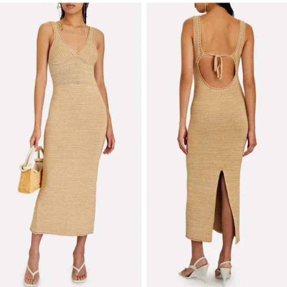 Ronny Kobo Darcy Knit Maxi Dress Size M